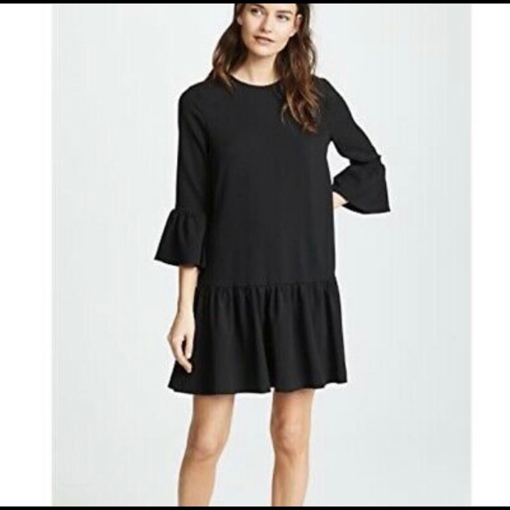 Ganni black dress